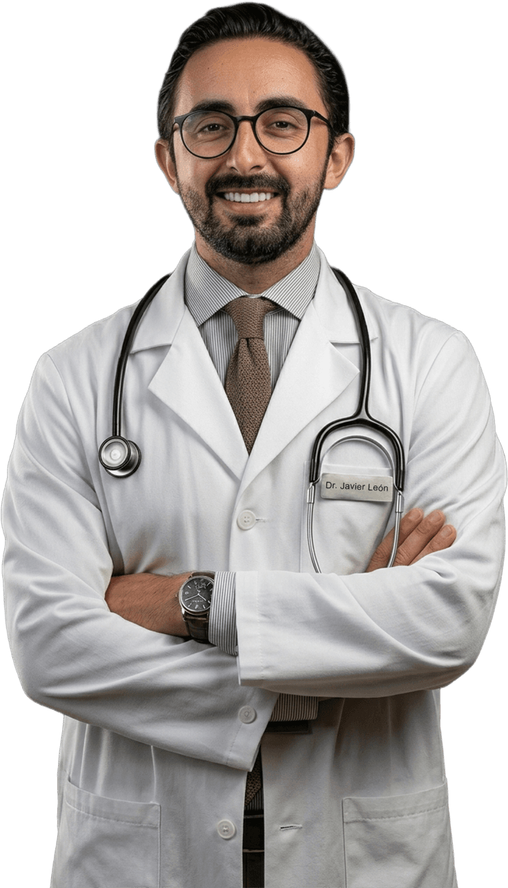 Doctor Javier Leon - FarmaPlus Huacas